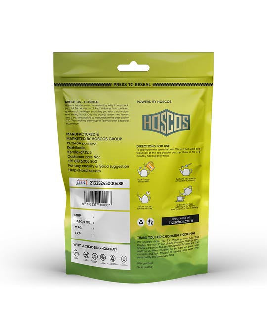 Hoschai Tea Combo – 3 Flavors | 250g Each